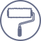 rolling brush icon